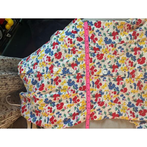 RIXO Floral Button-Front Dress Gorgeous 90s-Inspired Print Based on Measurements - Picture 10 of 12